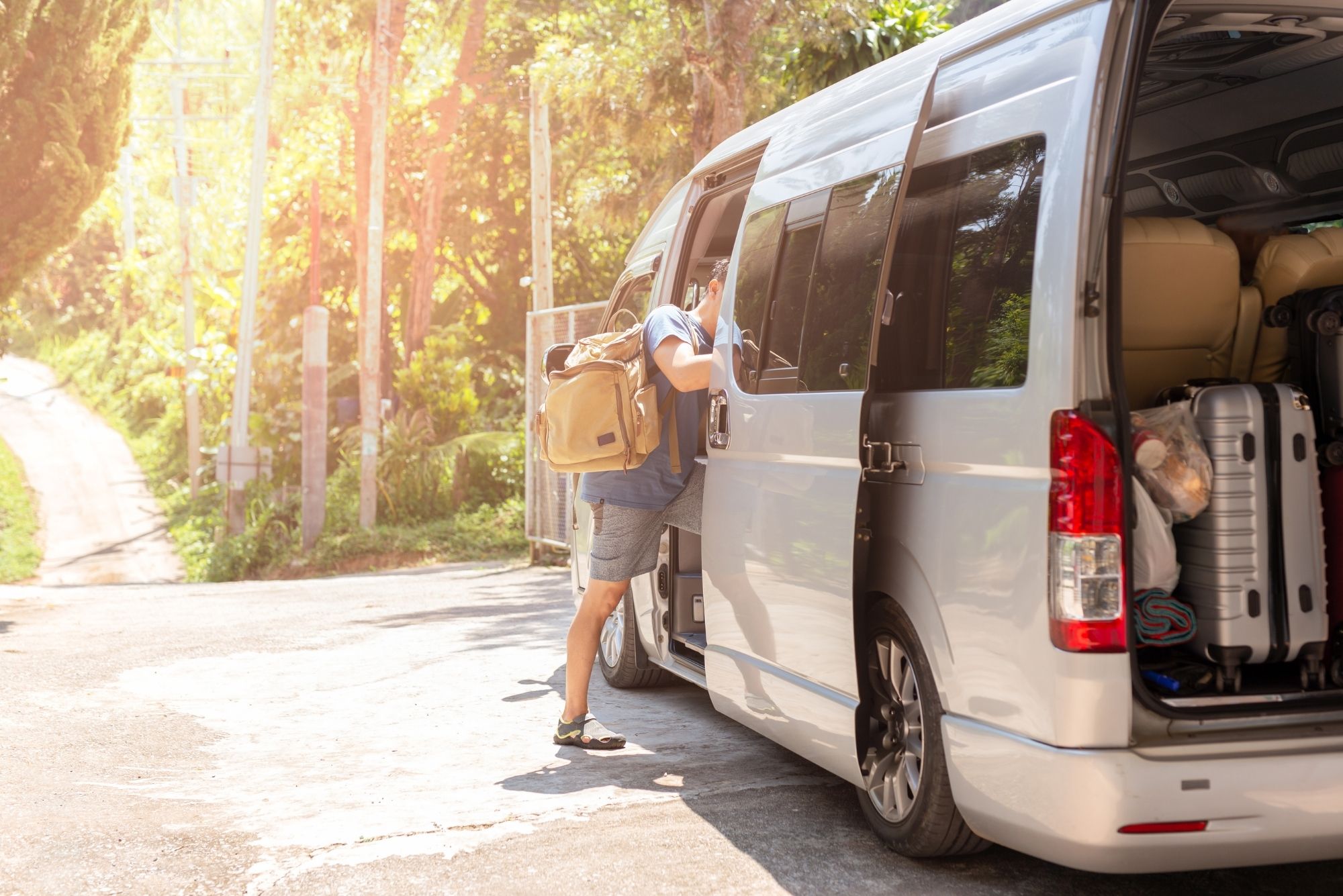 Passenger carrying. Ev passanger van.